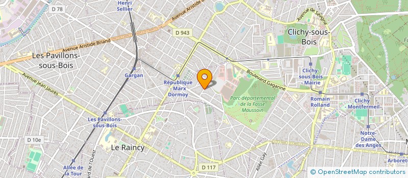 localisation de l'entreprise MONSIEUR MICHEL RUHEN  CLICHY-SOUS-BOIS