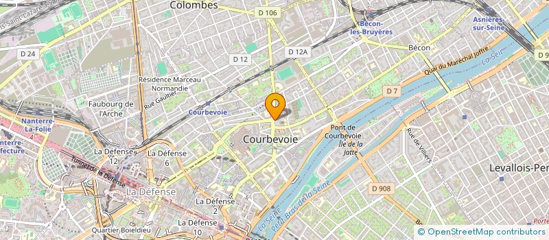 localisation de l'entreprise MONSIEUR MICHEL RUHLMANN à COURBEVOIE