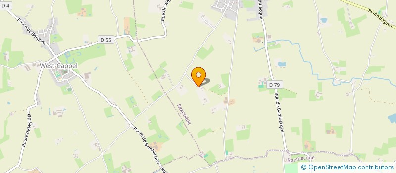 localisation de l'entreprise MONSIEUR MICHEL RYCKEMBUSCH  REXPOEDE