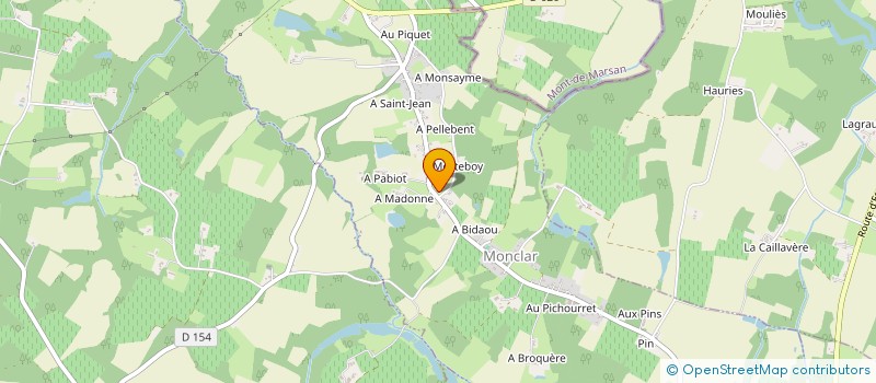 localisation de l'entreprise MONSIEUR MICHEL SABARON à CAZAUBON