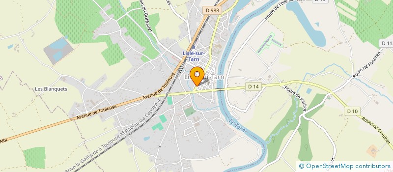 localisation de l'entreprise MONSIEUR MICHEL SABATIER à LISLE-SUR-TARN