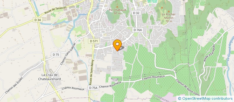 localisation de l'entreprise MONSIEUR MICHEL SABATIER  CHATEAURENARD