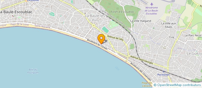 localisation de l'entreprise MONSIEUR MICHEL SABBIO  LA BAULE-ESCOUBLAC