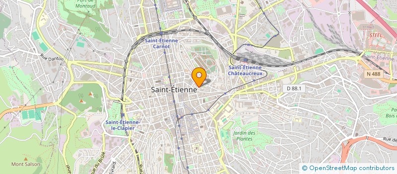 localisation de l'entreprise MONSIEUR MICHEL SABOT à SAINT-ETIENNE