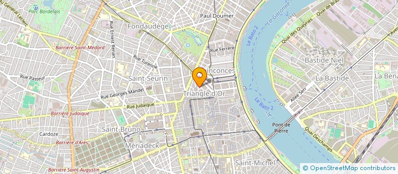 localisation de l'entreprise MONSIEUR MICHEL SABOURET  BORDEAUX