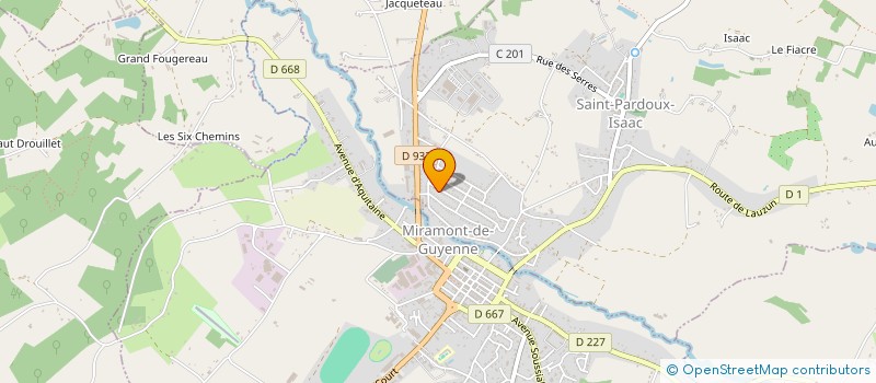 localisation de l'entreprise MONSIEUR MICHEL SABY  LA SAUVETAT-DU-DROPT