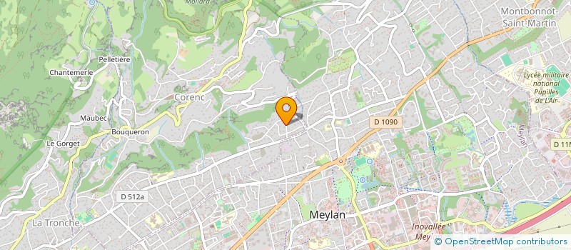 localisation de l'entreprise MONSIEUR MICHEL SADION  CORENC