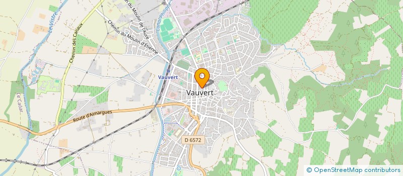 localisation de l'entreprise MONSIEUR MICHEL SAGNIER  VAUVERT