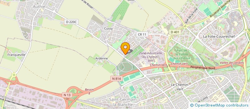 localisation de l'entreprise MONSIEUR MICHEL SAINT à SAINT-GERMAIN-LA-BLANCHE-HERBE
