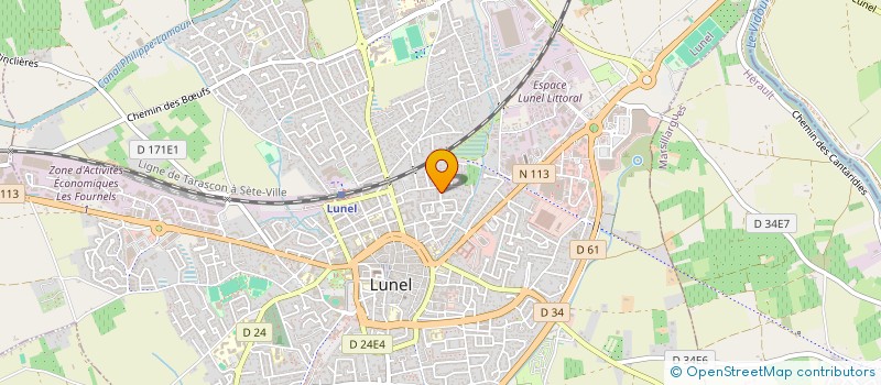 localisation de l'entreprise MONSIEUR MICHEL SAINT-JEAN à LUNEL