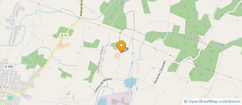 localisation de l'entreprise MONSIEUR MICHEL SAINT-MARTIN  BORDERES-ET-LAMENSANS