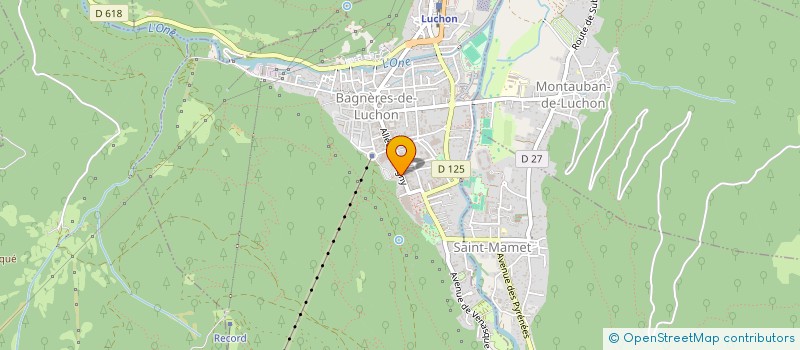 localisation de l'entreprise MONSIEUR MICHEL SAINT REQUIER  BAGNERES-DE-LUCHON