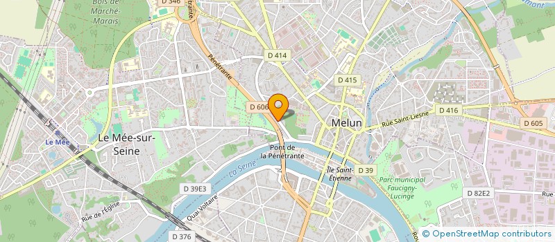 localisation de l'entreprise MONSIEUR MICHEL SAINTILLAN à MELUN