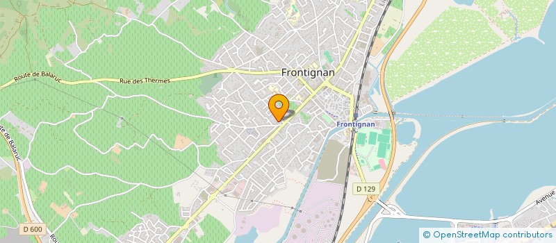 localisation de l'entreprise MONSIEUR MICHEL SALA à FRONTIGNAN