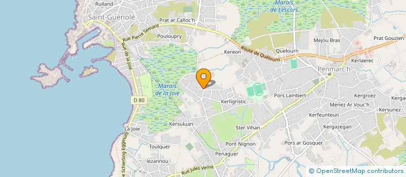 localisation de l'entreprise MONSIEUR MICHEL SALAUN  PENMARCH