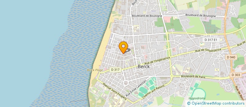 localisation de l'entreprise MONSIEUR MICHEL SALEMBIER à BERCK