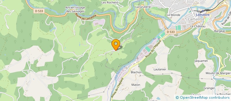 localisation de l'entreprise MONSIEUR MICHEL SALLES  DESAIGNES