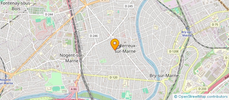 localisation de l'entreprise MONSIEUR MICHEL SAMAROU  LE PERREUX-SUR-MARNE