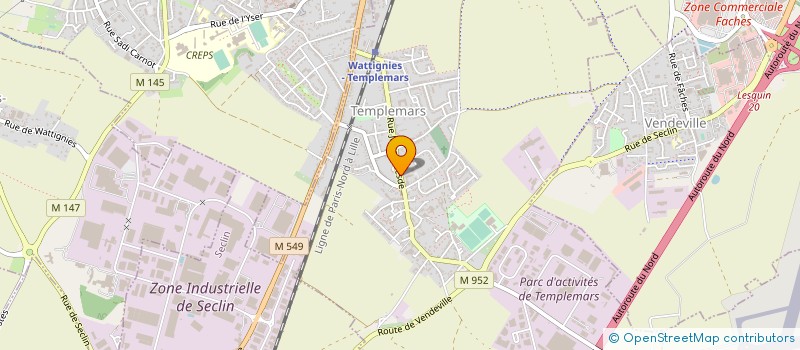 localisation de l'entreprise MONSIEUR MICHEL SAMIER à MARCQ EN BAROEUL
