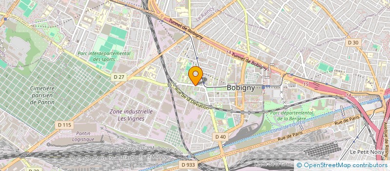 localisation de l'entreprise MONSIEUR MICHEL SAMSON  BOBIGNY