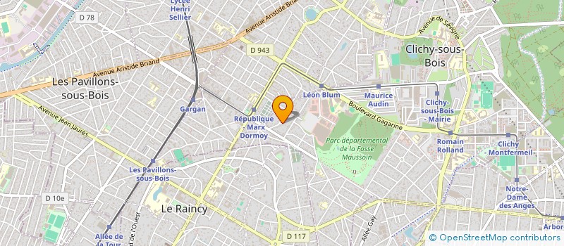 localisation de l'entreprise MONSIEUR MICHEL SANCHEZ à CLICHY-SOUS-BOIS