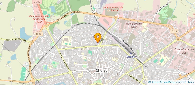 localisation de l'entreprise MONSIEUR MICHEL SANCHEZ Y GRANAD à CHOLET