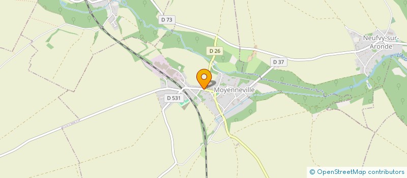 localisation de l'entreprise MONSIEUR MICHEL SANNIER  MOYENNEVILLE