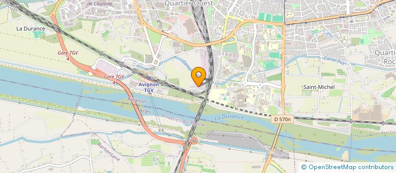 localisation de l'entreprise MONSIEUR MICHEL SANTIAGO  AVIGNON