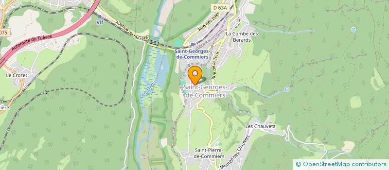 localisation de l'entreprise MONSIEUR MICHEL SARAGAGLIA  SAINT-GEORGES-DE-COMMIERS