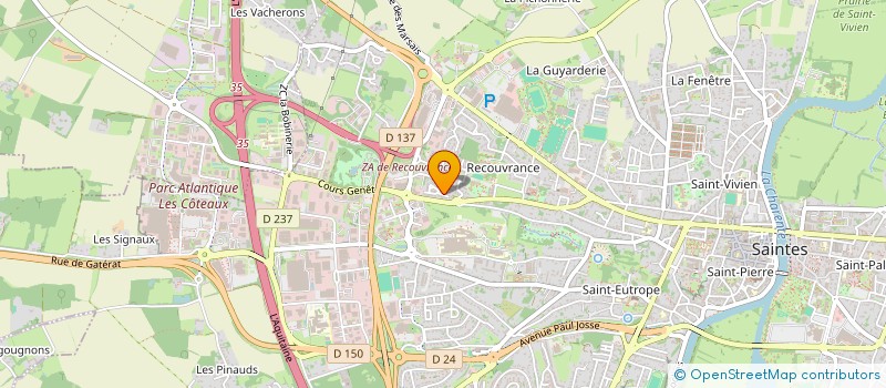 localisation de l'entreprise MONSIEUR MICHEL SARDAIN  BUSSAC-SUR-CHARENTE