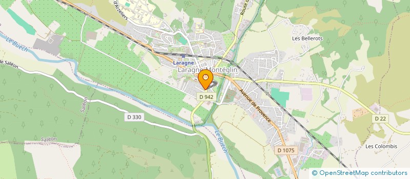 localisation de l'entreprise MONSIEUR MICHEL SARLIN  LARAGNE-MONTEGLIN