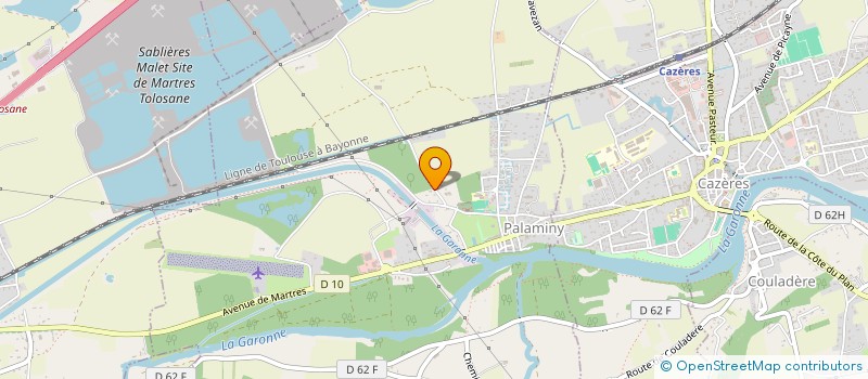 localisation de l'entreprise MONSIEUR MICHEL SARNIGUET  PALAMINY