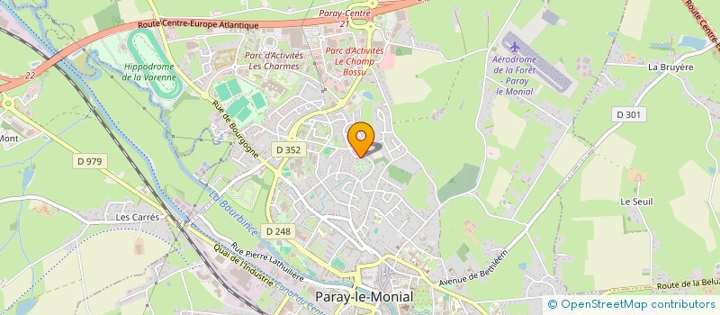 localisation de l'entreprise MONSIEUR MICHEL SARRAZIN à PARAY-LE-MONIAL