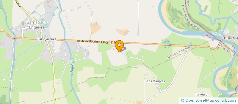 localisation de l'entreprise MONSIEUR MICHEL SARTON DU JONCHAY à GARNAT-SUR-ENGIEVRE
