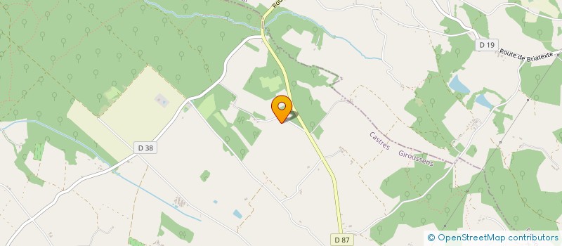 localisation de l'entreprise MONSIEUR MICHEL SARTORI  GIROUSSENS