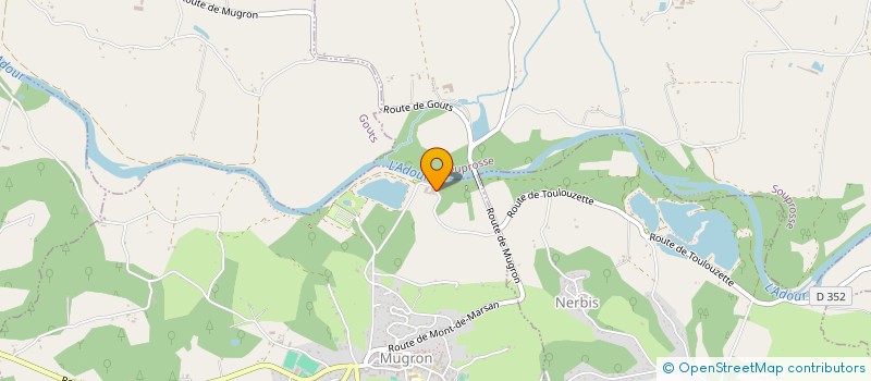 localisation de l'entreprise MONSIEUR MICHEL SAUBUSSE  SAINT-AUBIN