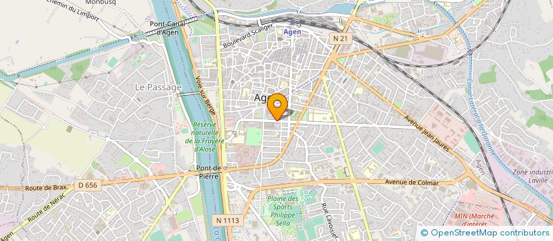 localisation de l'entreprise MONSIEUR MICHEL SAUCAZ-LARAME  AGEN