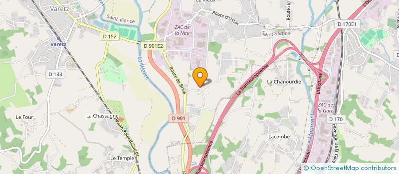 localisation de l'entreprise MONSIEUR MICHEL SAULE  SAINT-VIANCE