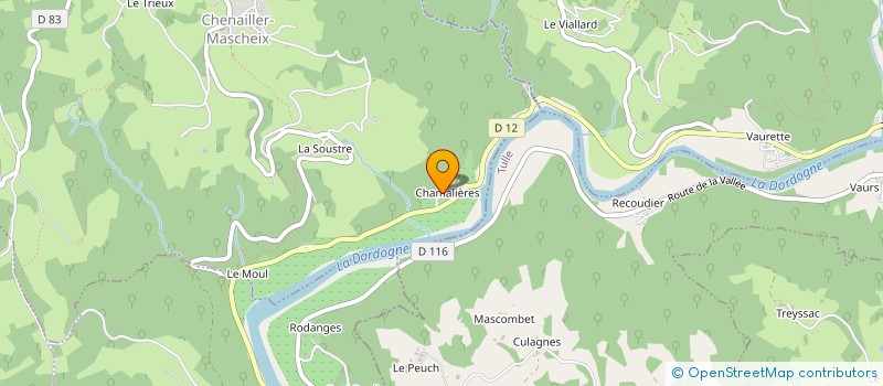 localisation de l'entreprise MONSIEUR MICHEL SAULIERE à CHENAILLERS-MASCHEIX