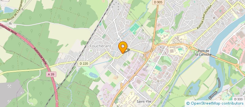 localisation de l'entreprise MONSIEUR MICHEL SAULNIER  FOUCHERANS