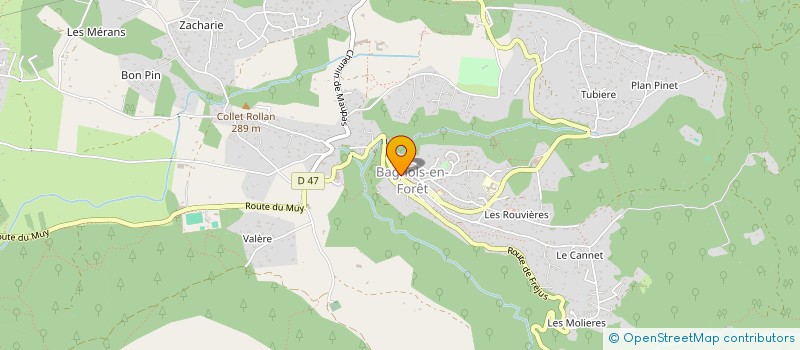 localisation de l'entreprise MONSIEUR MICHEL SAUME  BAGNOLS-EN-FORET