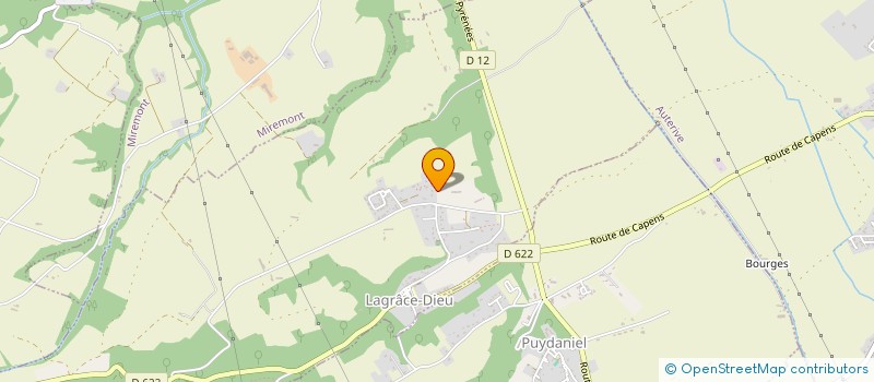 localisation de l'entreprise MONSIEUR MICHEL SAUNIER  LAGRACE-DIEU