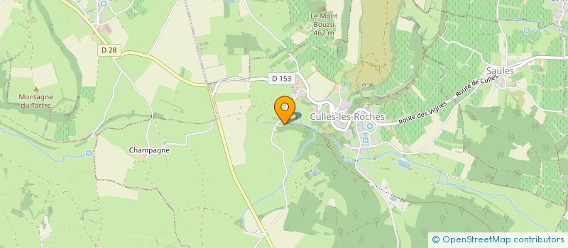 localisation de l'entreprise MONSIEUR MICHEL SAUSER  CULLES-LES-ROCHES