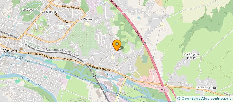 localisation de l'entreprise MONSIEUR MICHEL SAUTEREAU à VIERZON