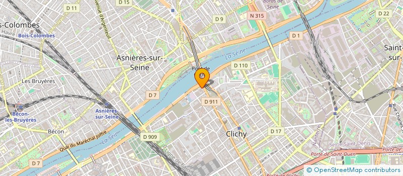 localisation de l'entreprise MONSIEUR MICHEL SAUTON à CLICHY