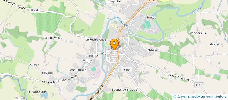 localisation de l'entreprise MONSIEUR MICHEL SAUVAGE à EYMET