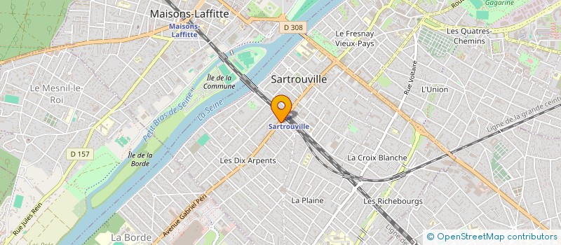 localisation de l'entreprise MONSIEUR MICHEL SAVARY  SARTROUVILLE