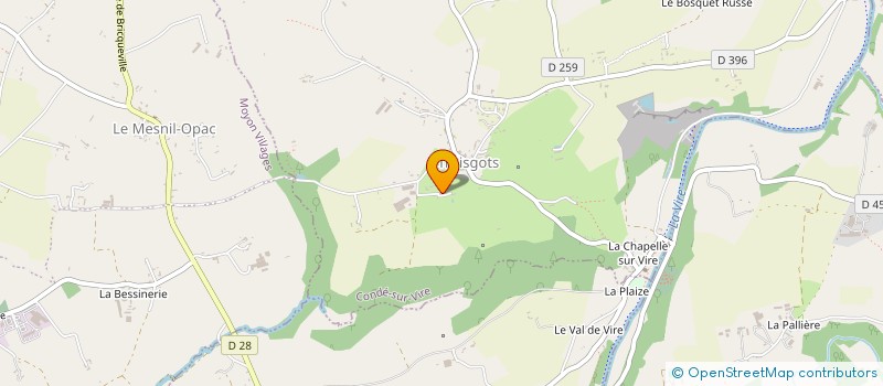 localisation de l'entreprise MONSIEUR MICHEL SAVARY  CONDE-SUR-VIRE