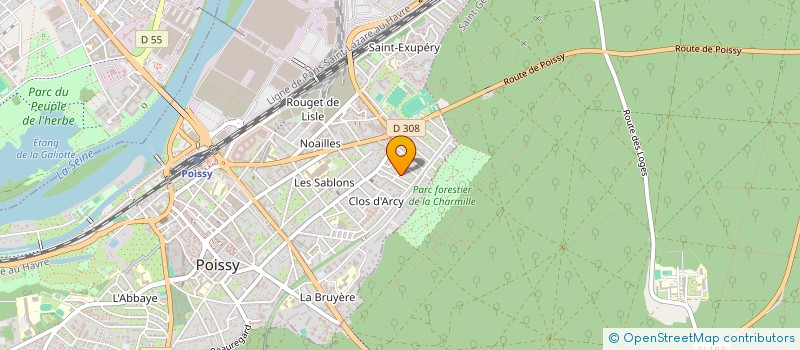 localisation de l'entreprise MONSIEUR MICHEL SCHALAMON à POISSY