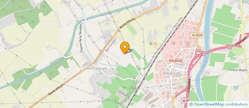 localisation de l'entreprise MONSIEUR MICHEL SCHERRER  MONTAUBAN